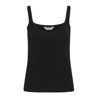 Part Two Zwarte Top & T-shirt Model Neliepw - Dames - Tops - Zwart - Maat: XS Katoen