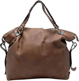 Gucci Pre-owned Handbags, female, Brown, Size: ONE SIZE Pre-owned Vintage Handbag