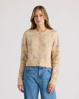 NVLT Womens Button Front Cardigan