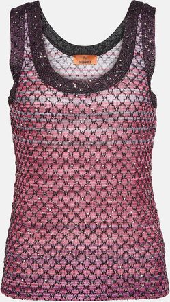 Missoni Sequined lame top
