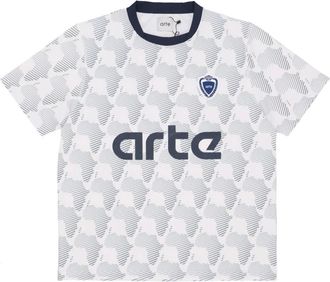 Arte Short Sleeve Choke T-Shirt - Heren - T-shirts - Wit - M - Polyester - Tops