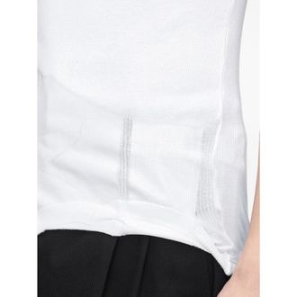 Maison Margiela 100% Cotton Tank Top - White