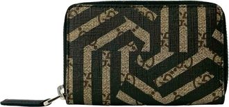 Gucci Black Leather Pvc Coin Purse/Coin Case (Pre-Owned)