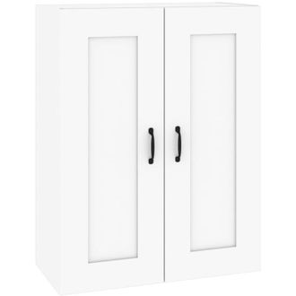 vidaXL Armario Colgante De Pared Blanco 69,5x32,5x90 Cm Vidaxl