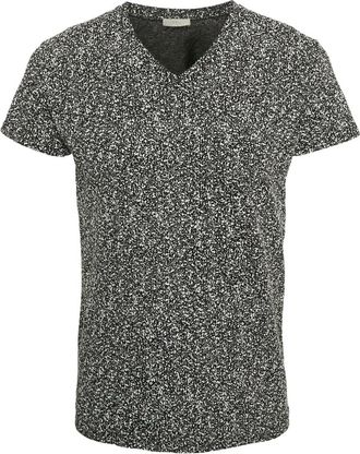 Dior T-shirt in jersey con scollo a V - Nero