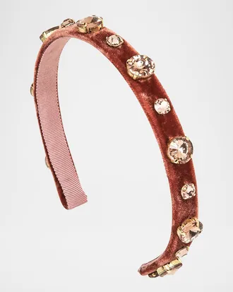 Jennifer Behr Kendall Silk Embellished Headband