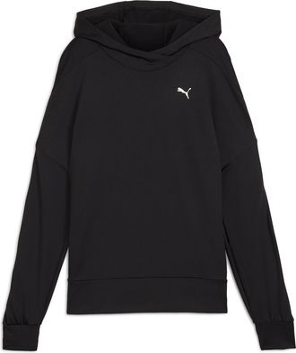 Puma Kapuzensweatshirt PUMA CLOUDSPUN HOODIE, Damen, Gr. L, schwarz (puma schwarz), Jersey, Obermaterial: 85% Polyester, 15% Elasthan, relaxed fit normal, 
