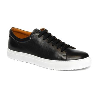 Jerold Wilton Schoenen, Heren, Zwart, 44 EU, Leer, 732 Cuir Sneaker