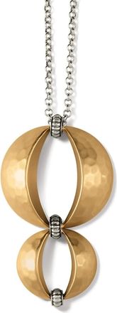 Brighton Womens Mystic Moon Necklace In Gold