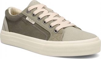 Taos Womens Plim Soul Sneaker In Sage/olive Multi