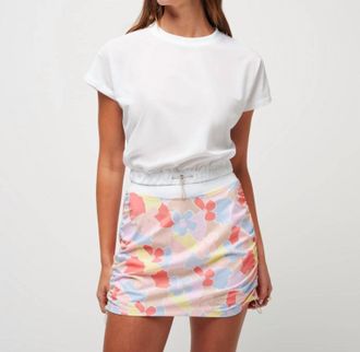 Travis Mathew Silver Spray Tech Woven Top In White