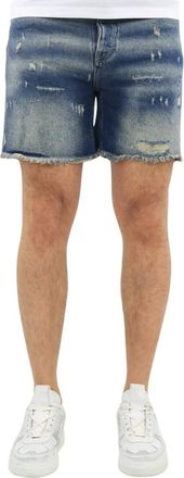 Flaneur Fl&acirc;neur, Heren, Korte broeken, Blauw, Maat: W28 Denim