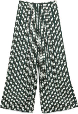 Forte_Forte Pantaloni con stampa - Verde