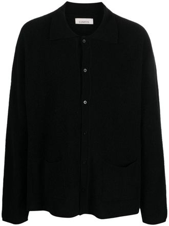 Laneus Cardigan con bottoni - Nero