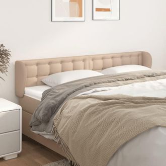 vidaXL Cabecero De Cuero Sint&eacute;tico Color Capuchino 163x23x78/88 Cm Vidaxl