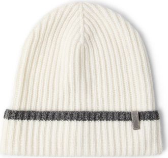 Brunello Cucinelli Knit beanie in Panama at Nordstrom, Size X-Small