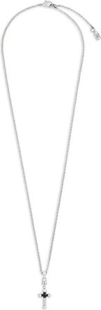 Dolce & Gabbana Collana con pendente a croce - Argento