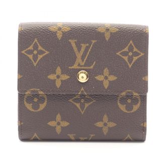 Louis Vuitton Brown Monogram Pvc Leather Wallet (Tri-Fold) (Pre-Owned)