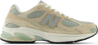 New Balance Unisex 2010 en Marr&oacute;n/Gris, Gamuza/Malla, Talla 37.5