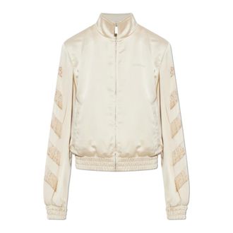 Off-white Dames, Jassen, Beige, Maat: XS Satijn
