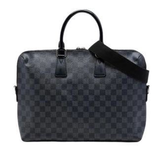 Louis Vuitton Pre-owned Handbags, male, Black, Size: ONE SIZE Pre-owned Porte Documents Jour