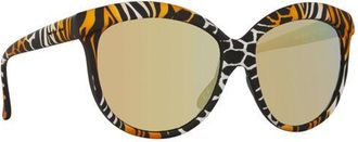 Italia Independent II 0092 ZEF.001 Womens Sunglasses Brown Size 58