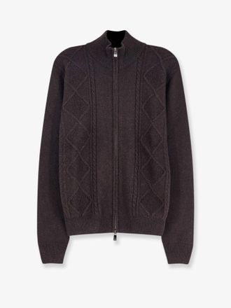 Corneliani Cardigan con full zip in lana e cashmere - CORNELIANI - gender_Man