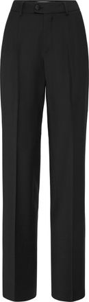 Philipp Plein Wool Straight Office Trousers