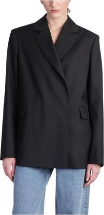 Loulou Studio Dames, Jassen, Zwart, Maat: XS