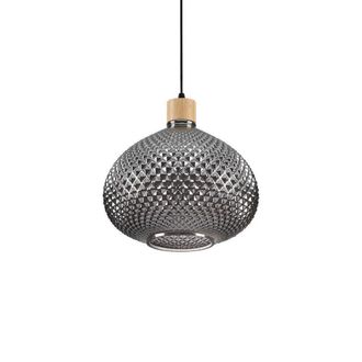 Netlighting Bergen3 Indoor Dome Ceiling Pendant Lamp 1 Light Grey E27
