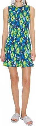 Simon Miller Belle Smocked Mini Dress In Abstract Floral