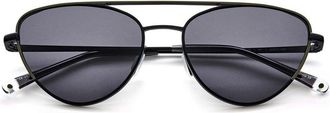 Paradigm 21-50 Polarized Black Mens Sunglasses Black Size 55