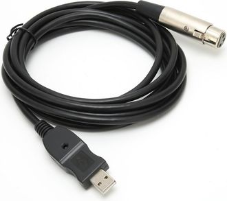 OEM Este Cable Para Micr&oacute;fono Din&aacute;mico Incorpora Un Adaptador Usb A Xlr Y Un Convertidor Anal&oacute;gico-digital De Alta Velocidad Integrado, Lo Que Permite Obt