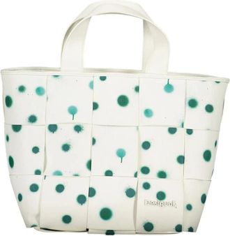 Desigual Witte Handtas met Afneembare Schouderband - Dames - Handtassen - Wit - ONE Size - Tassen
