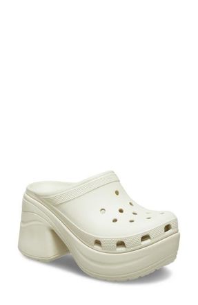 Crocs Siren Platform Clog in Bone at Nordstrom, Size 10 Womens