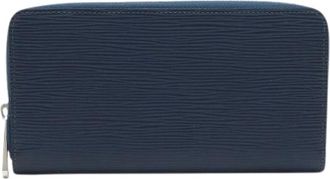 Louis Vuitton Pre-owned Wallets, female, Blue, Size: ONE SIZE Pre-owned Zippy Wallet Epi Long Wallet