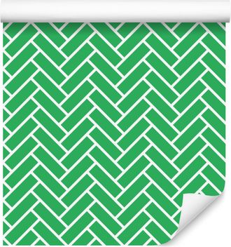 OEM Carta Da Parati Con Motivo Geometrico Verde E Menta Per Soggiorno E Camera Da Letto, 50x1000 Cm