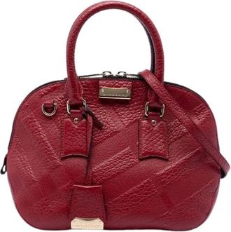 Burberry Pre-owned The Orchard Handbag - - Pre-owned - Donna - Rosso - ONE SIZE