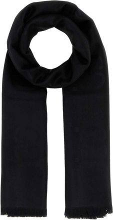 Gucci Black Solid Scarf