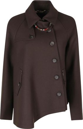 Bazar Deluxe S1246 Jas - Dames - Ponchos - Bruin - S - Jassen