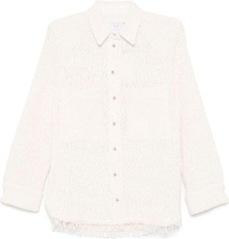Iro Solaria Shirt - Dames - Overhemden - Roze - XS - Tweed - Overhemden