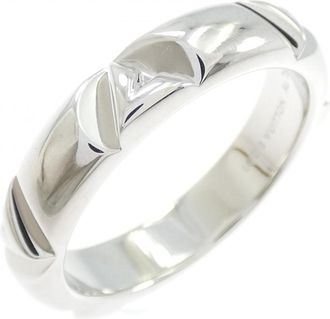 Louis Vuitton White Gold (18K) Band Ring (Pre-Owned)