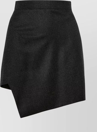 Vivienne Westwood asymmetric hem textured mini skirt