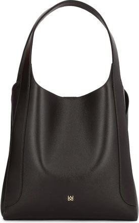 Kazar Tassen, Dames, Bruin, ONE Size, Leer, Grote bruine handtas met lange handvatten