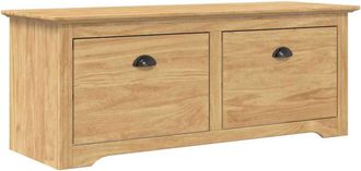 vidaXL Banco De Pasillo Bodo Marr&oacute;n Miel 114 X 40 X 50 Cm Vidaxl