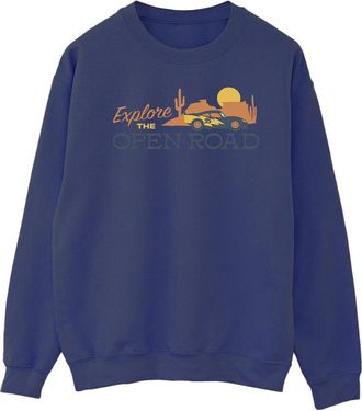 Disney Heren Cars Explore The Open Road Sweatshirt (Marineblauw)
