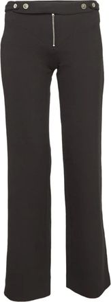 Versace 2023 cr&ecirc;pe pantalon - Zwart