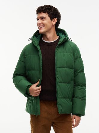 Tommy Hilfiger Mens Waterproof Lightweight Puffer Jacket - Deep Evergreen - XXXL