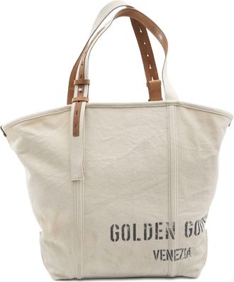 Golden Goose 24.7 Canvas-Einkaufstasche