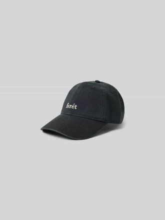 For&eacute;t Basecap mit Label-Stitching in Black, Gr&ouml;&szlig;e 1